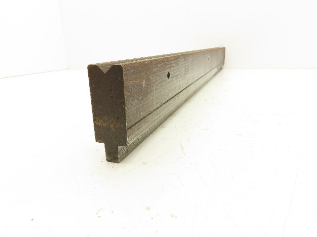 Press Brake Die 29-5/8" Long 90° V 1/2" W 1/4" D 2-7/16" H 1/2" Tang