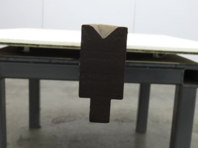 Press Brake Die 120-1/2" Long 90° V 17/32" W 5/16" D 1-7/8" H