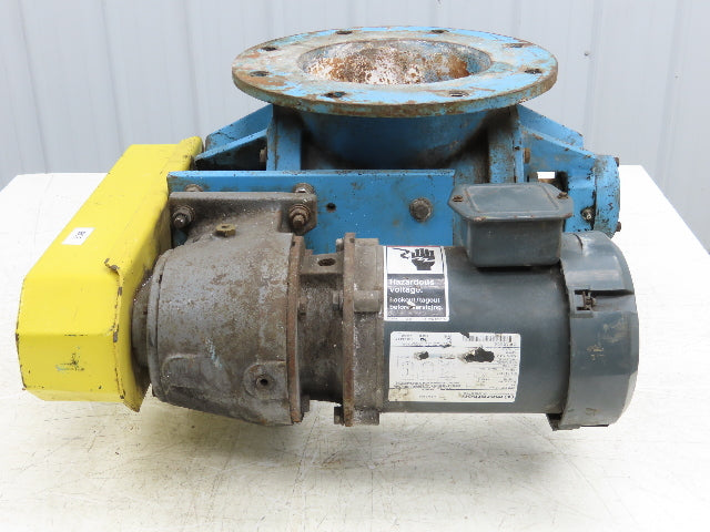 Carolina Conveying Rotary Blow-Thru Airlock Feeder Valve 8" Round Flange 460V