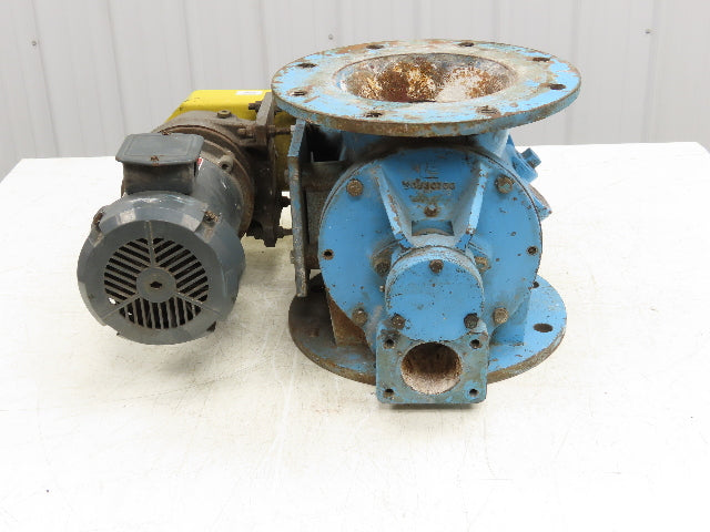 Carolina Conveying Rotary Blow-Thru Airlock Feeder Valve 8" Round Flange 460V