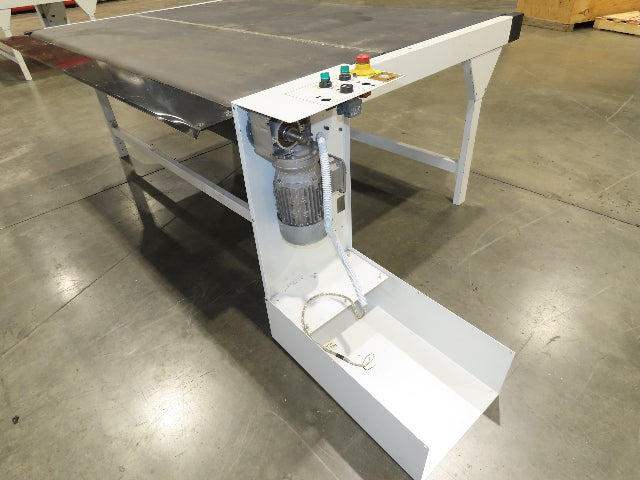 Pathfinder EasyLoader 80"x 60"L Flat Belt Wide Conveyor Table 30 FPM 240V 1PH