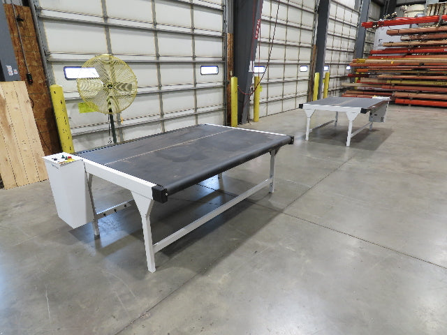 Pathfinder EasyLoader 80"x 60"L Flat Belt Wide Conveyor Table 30 FPM 240V 1PH