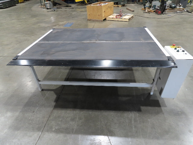 Pathfinder EasyLoader 80"x 60"L Flat Belt Wide Conveyor Table 30 FPM 240V 1PH
