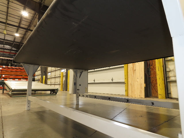 Pathfinder EasyLoader 80"x 60"L Flat Belt Wide Conveyor Table 30 FPM 240V 1PH