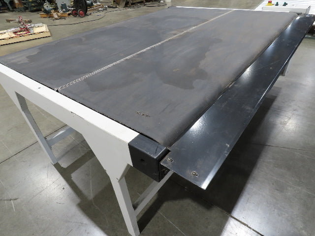 Pathfinder EasyLoader 80"x 60"L Flat Belt Wide Conveyor Table 30 FPM 240V 1PH