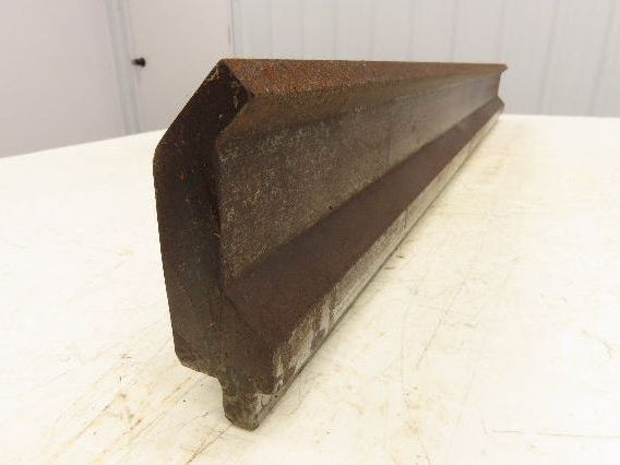 Press Brake Gooseneck Punch Die 36-5/8" Long 90° V 1/2" Finger 3-11/16" H