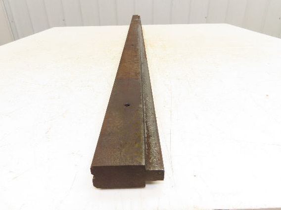Press Brake Die 67" Long 90° V 1/4" W 1/8" D 1-3/4" H 1-1/16" Wide 1/2" Tang