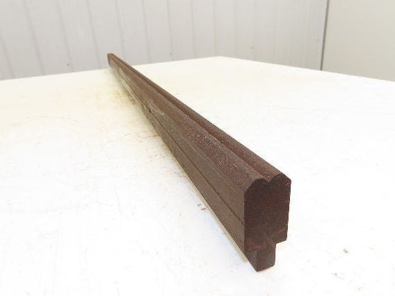 Press Brake Die 46-1/2" Long 90° V 3/16" W 1/8" Deep 1-3/4" H 1/2" Tang