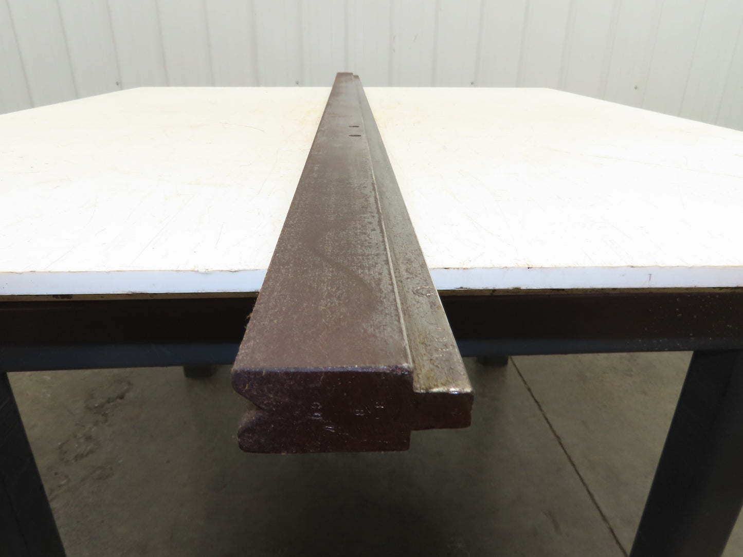 Press Brake Die 60" Long 90° V 7/16" W 1/4" Deep 1-3/4" H 1-1/16" Wide 1/2" Tang