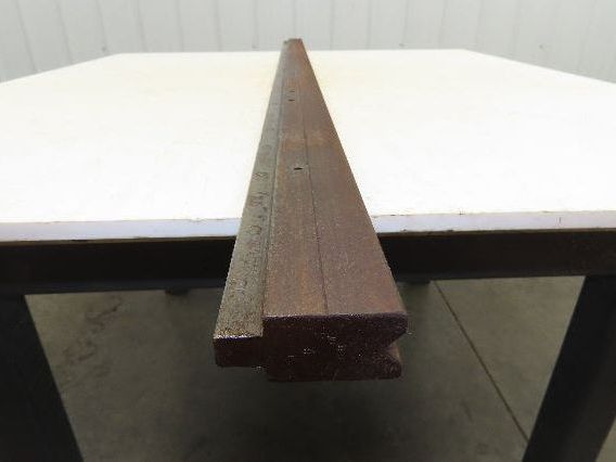 Press Brake Die 60" Long 90° V 7/16" W 1/4" Deep 1-3/4" H 1-1/16" Wide 1/2" Tang