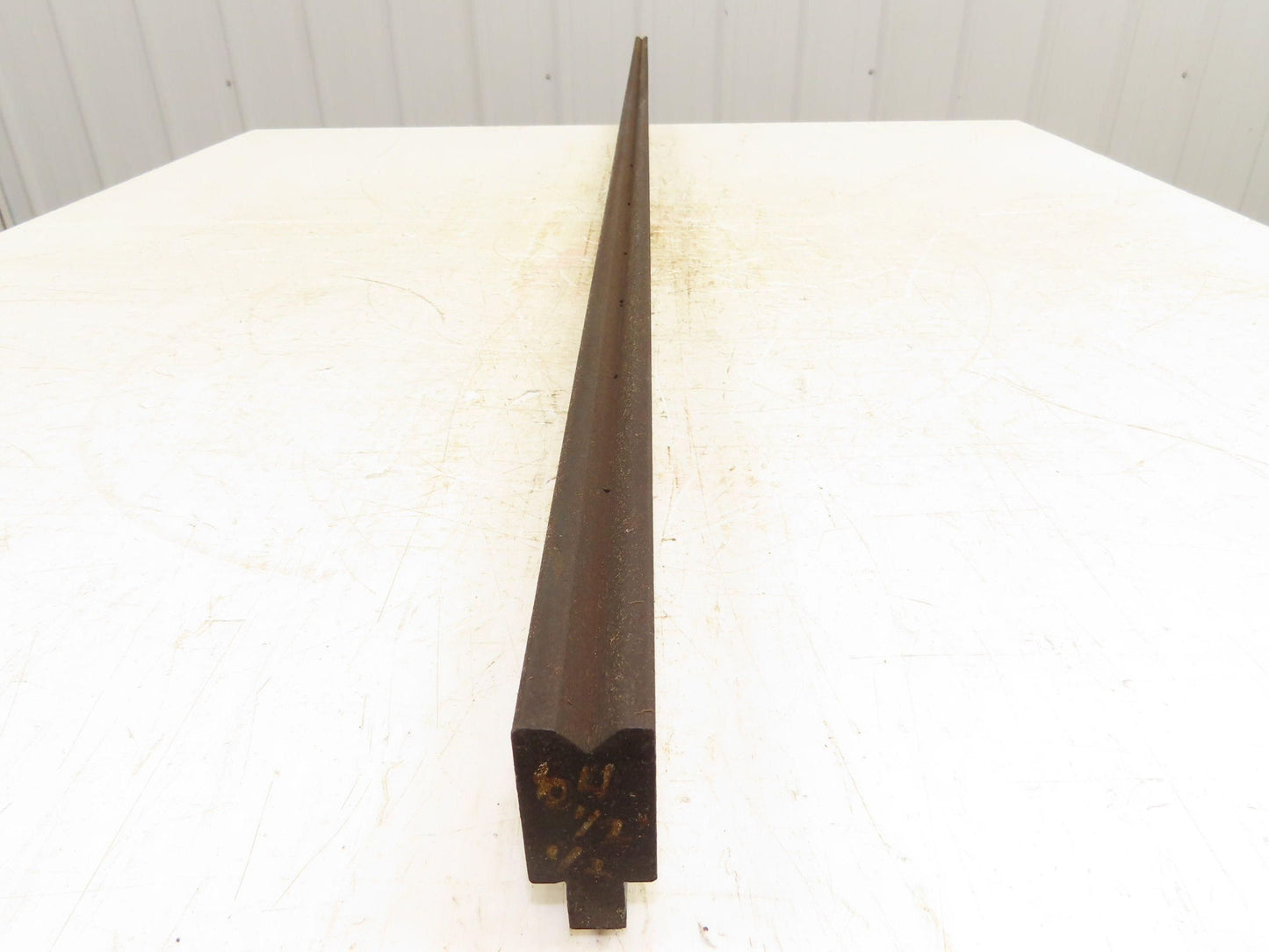 Press Brake Die 84-1/2" Long 90° V 1/2" W 1/4" D 1-3/4" H 1/2" Tang