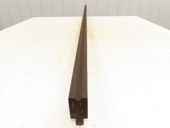 Press Brake Die 84-1/2" Long 90° V 1/2" W 1/4" D 1-3/4" H 1/2" Tang