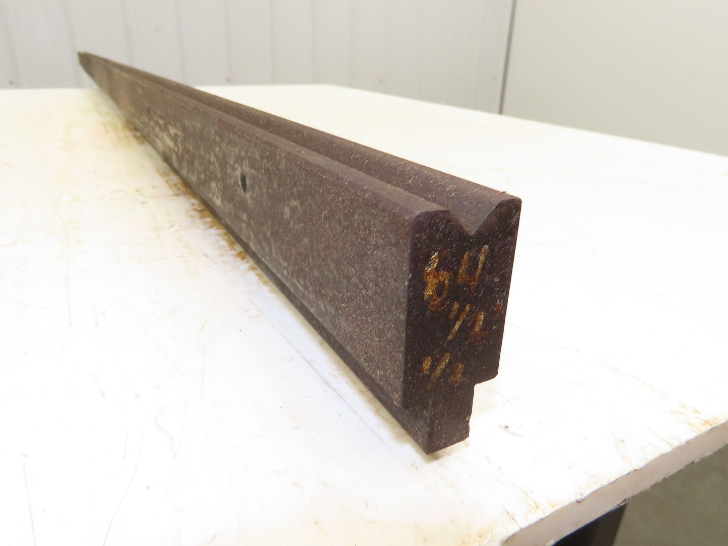 Press Brake Die 84-1/2" Long 90° V 1/2" W 1/4" D 1-3/4" H 1/2" Tang