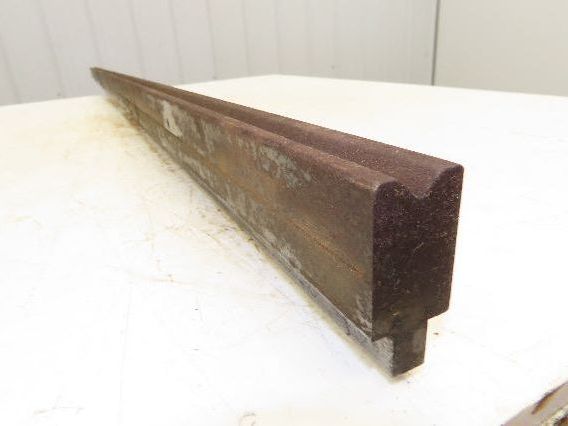 Press Brake Die 84-1/2" Long 90° V 1/2" W 1/4" D 1-3/4" H 1/2" Tang
