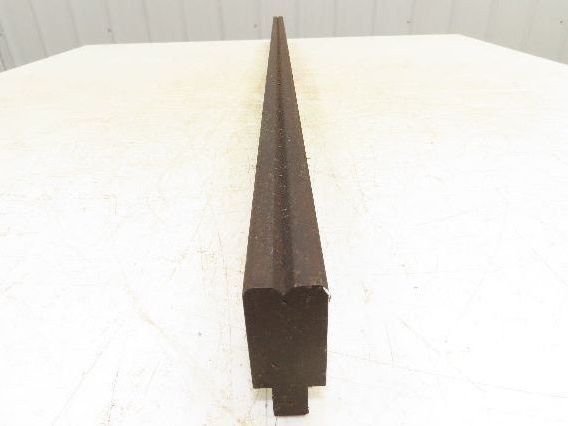 Press Brake Die 43-1/4" Long 90° V 3/16" W 1/8" Deep 1-3/4" H 1/2" Tang
