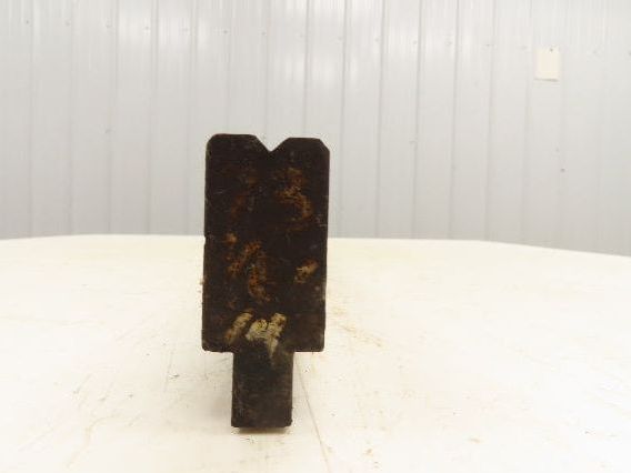 Press Brake Die 43-1/4" Long 90° V 3/16" W 1/8" Deep 1-3/4" H 1/2" Tang