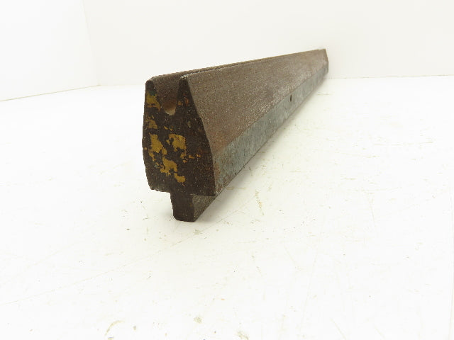 Press Brake Die 29-1/2" Long 30° Acute V 1/2" W 5/8" D 2-1/4" H 1/2" Tang