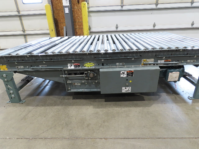 Hytrol 56"x 8' Belt Drive Pallet Conveyor 1.9" Roller 53"BF 460V 123 FPM