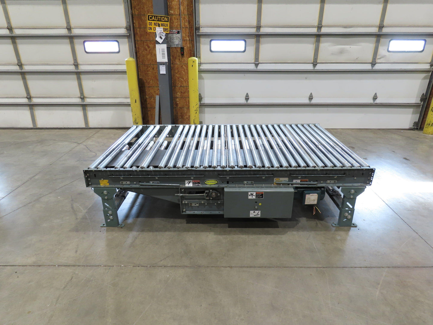 Hytrol 56"x 8' Belt Drive Pallet Conveyor 1.9" Roller 53"BF 460V 123 FPM