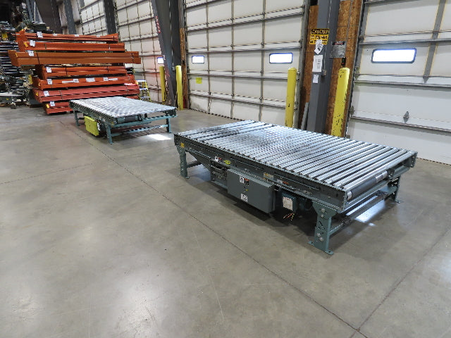 Hytrol 56"x 8' Belt Drive Pallet Conveyor 1.9" Roller 53"BF 460V 123 FPM