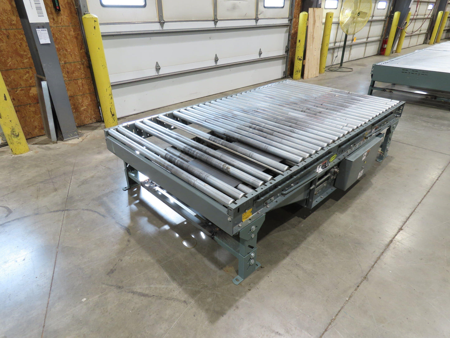Hytrol 56"x 8' Belt Drive Pallet Conveyor 1.9" Roller 53"BF 460V 123 FPM