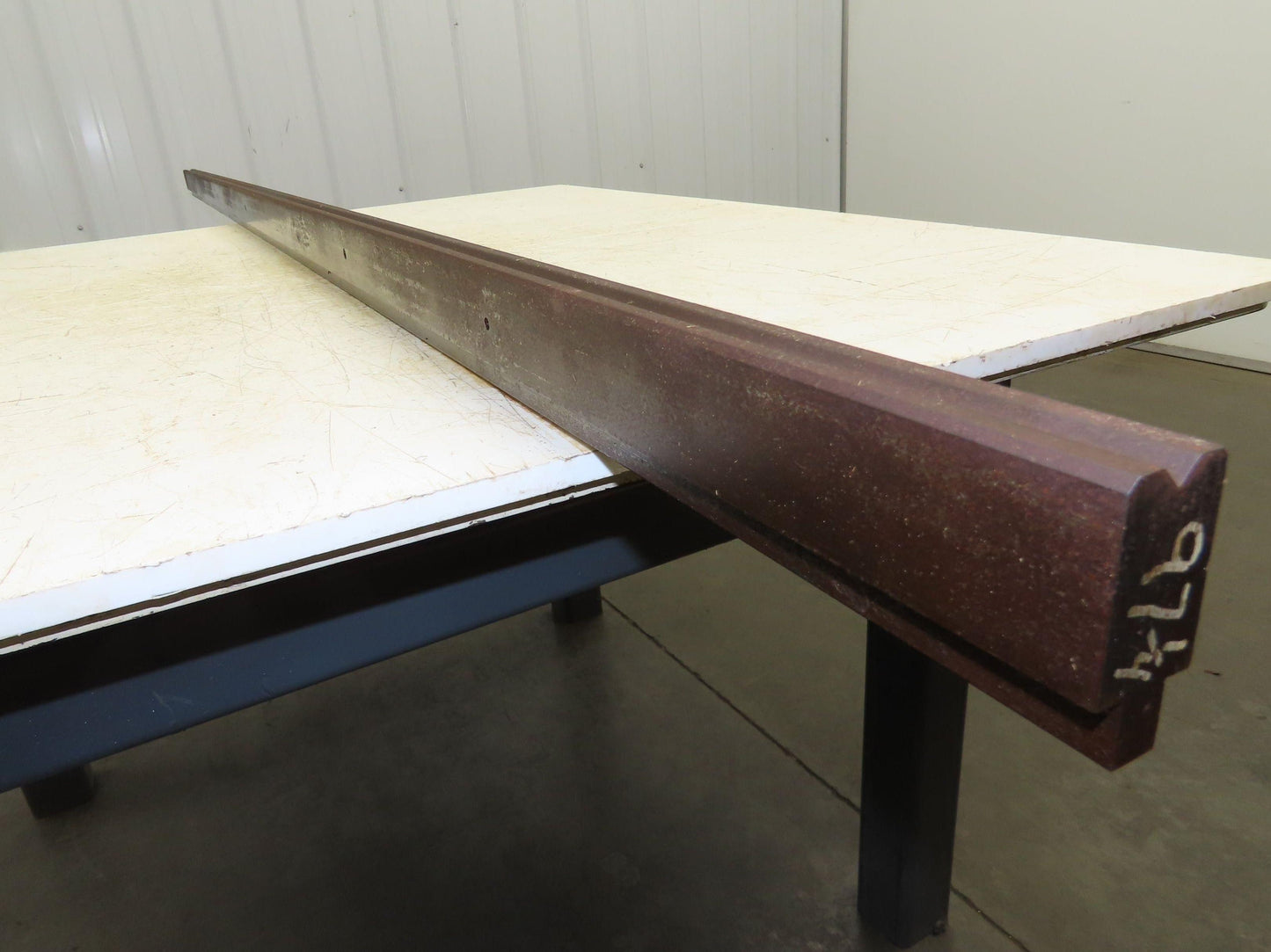 Press Brake Die 97-1/4" Long 90° V 5/16" W 3/16"D 1-3/4" H 1/2" Tang