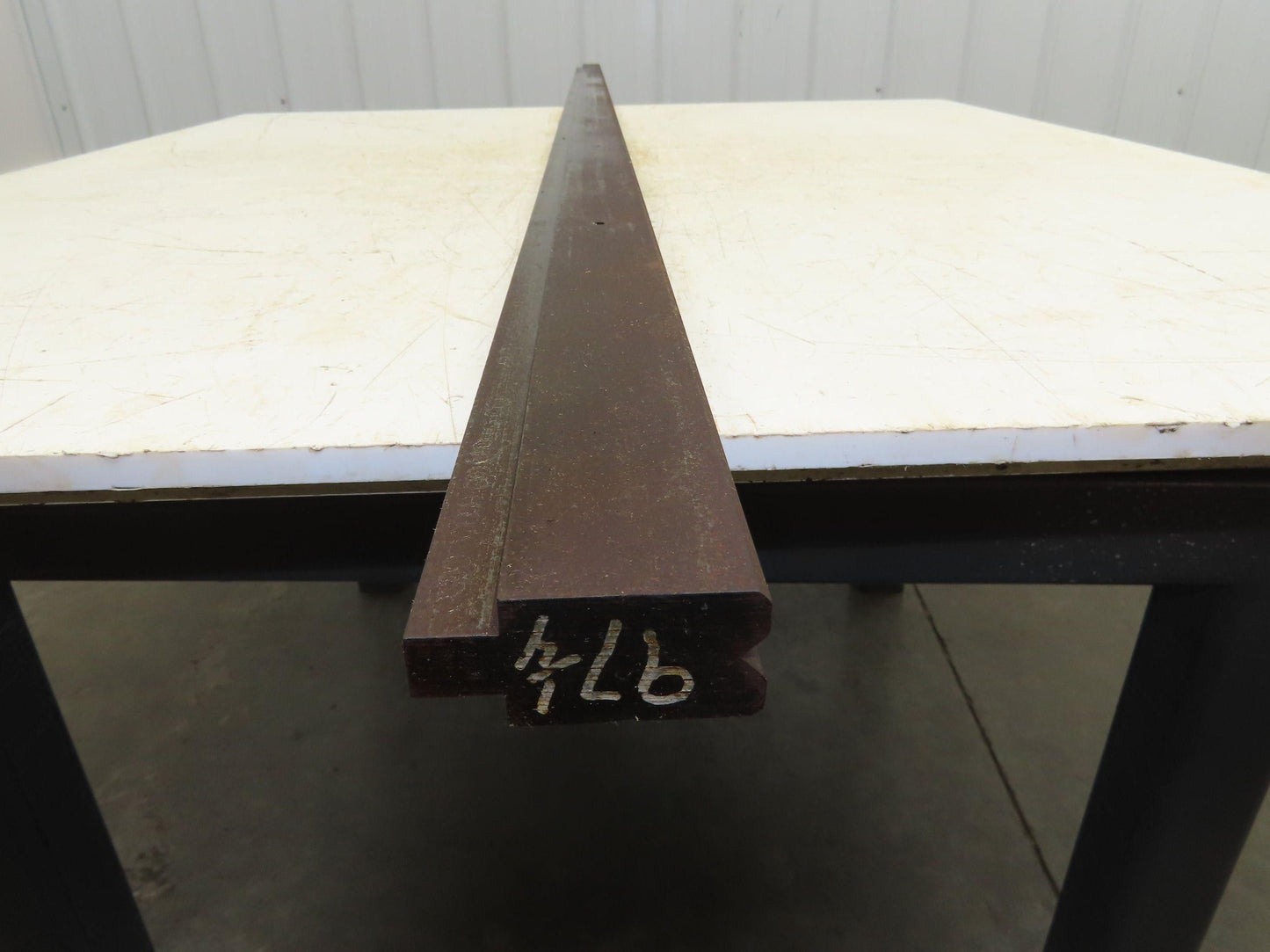 Press Brake Die 97-1/4" Long 90° V 5/16" W 3/16"D 1-3/4" H 1/2" Tang