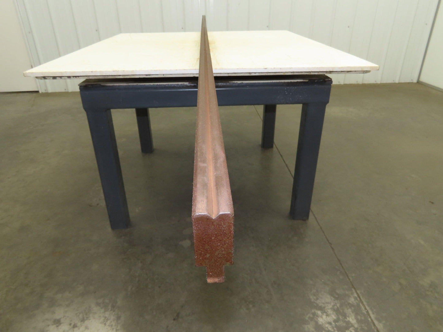 Press Brake Die 121" Long 90° V 1/4" W 1/8" D 1-3/4" H 1/2" Tang