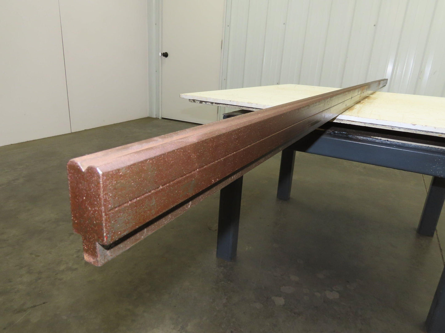Press Brake Die 121" Long 90° V 1/4" W 1/8" D 1-3/4" H 1/2" Tang
