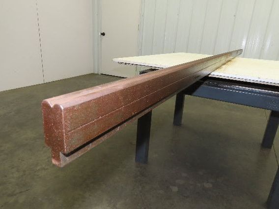 Press Brake Die 121" Long 90° V 1/4" W 1/8" D 1-3/4" H 1/2" Tang
