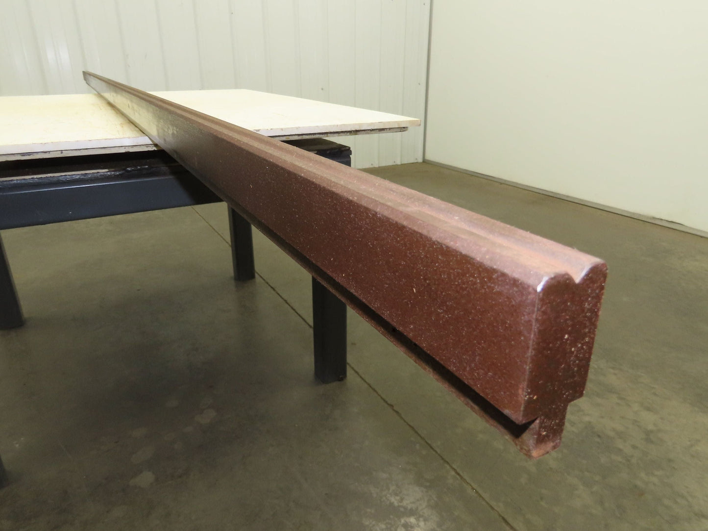 Press Brake Die 121" Long 90° V 1/4" W 1/8" D 1-3/4" H 1/2" Tang