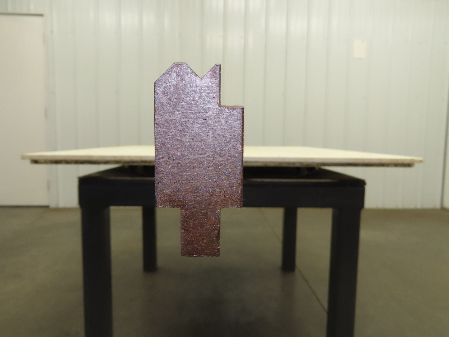 Press Brake Die 121" Long 90° V 5/16" W 3/16" D 1-3/4" H 1/2" Tang