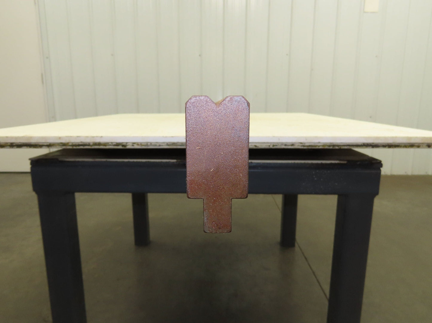 Press Brake Die 121" Long 90° V 1/4" W 5/32" D 1-3/4" H 1/2" Tang