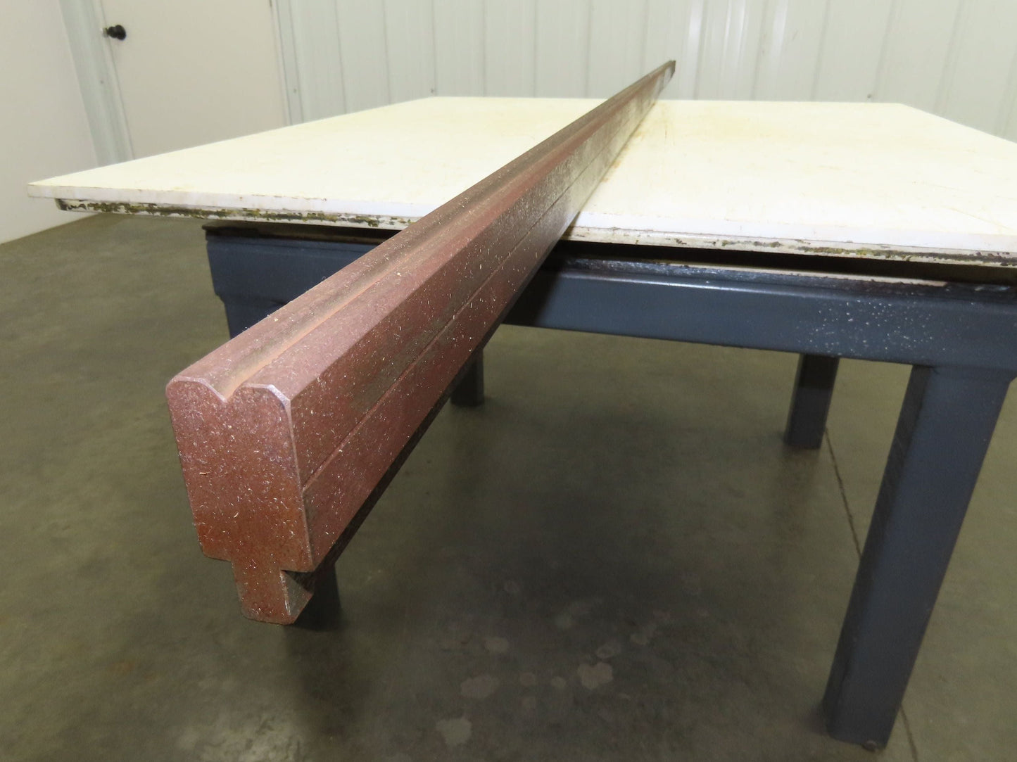 Press Brake Die 121" Long 90° V 1/4" W 5/32" D 1-3/4" H 1/2" Tang
