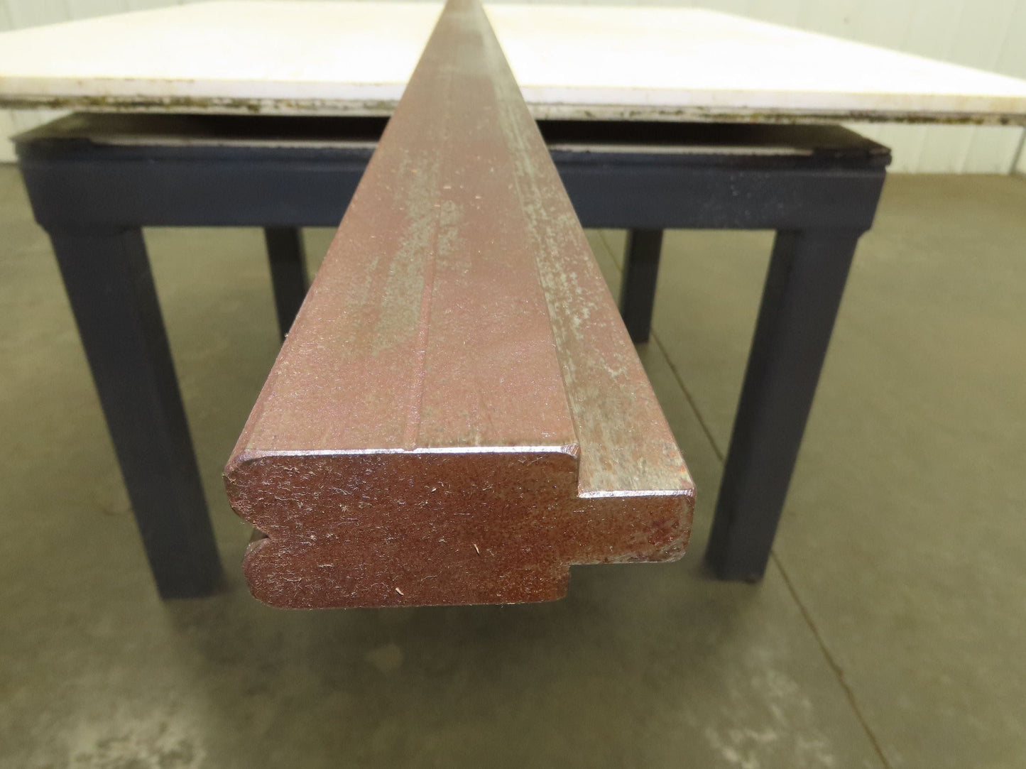 Press Brake Die 121" Long 90° V 1/4" W 5/32" D 1-3/4" H 1/2" Tang