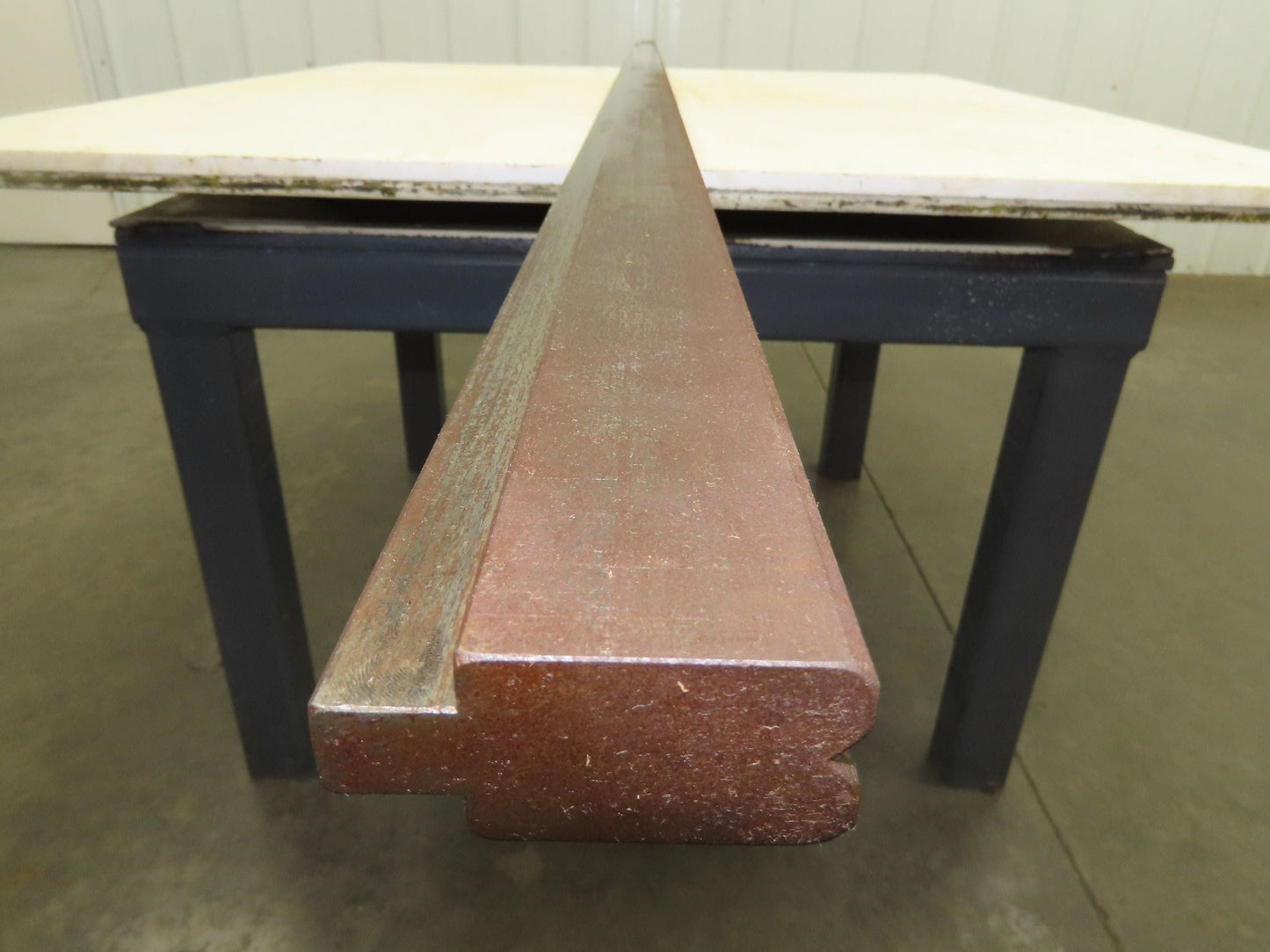 Press Brake Die 121" Long 90° V 1/4" W 5/32" D 1-3/4" H 1/2" Tang