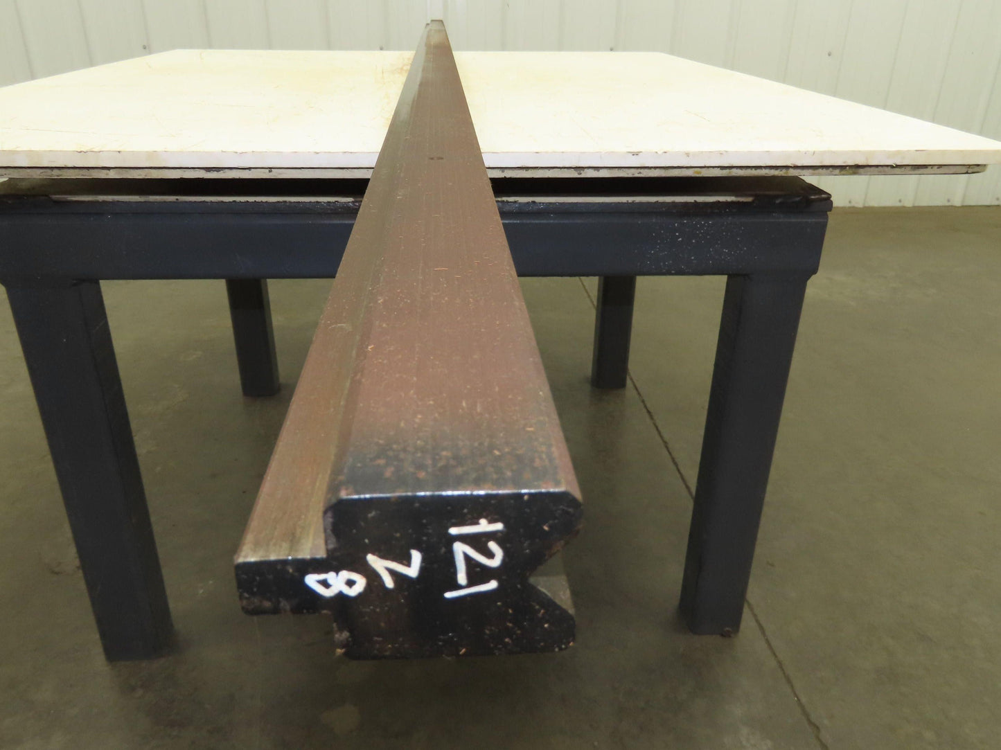 Press Brake Die 121" Long 90° V 3/4" W 3/8" D 1-7/16" H 1/2" Tang
