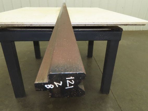 Press Brake Die 121" Long 90° V 3/4" W 3/8" D 1-7/16" H 1/2" Tang