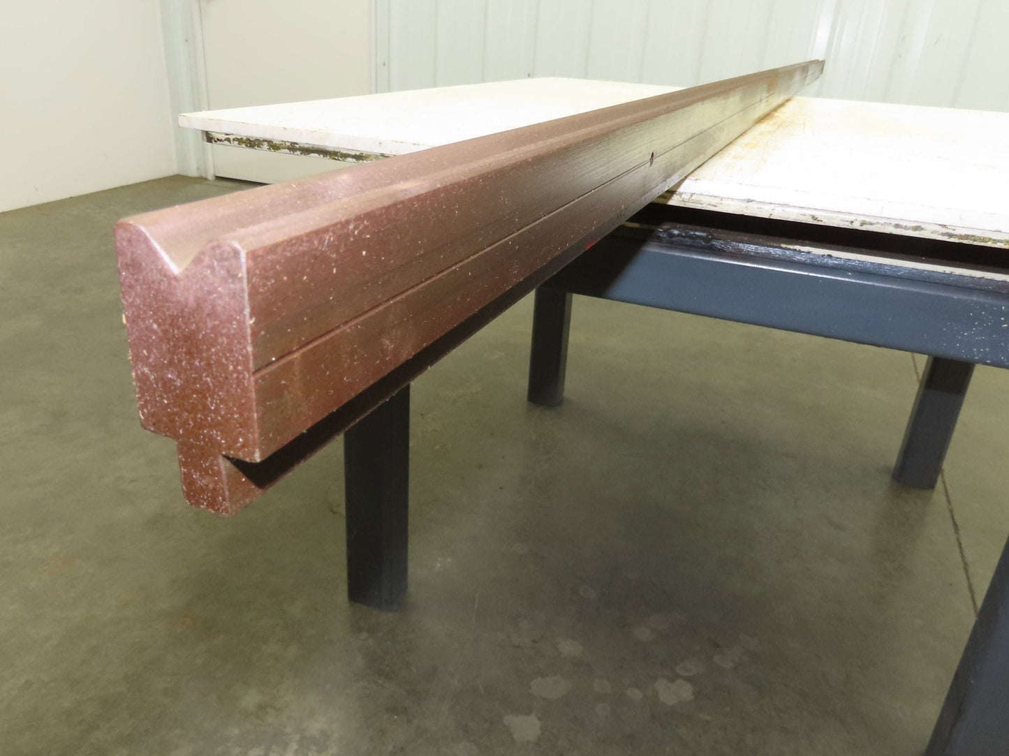 Press Brake Die 123" Long 90° V 9/16" W 1/4" D 1-3/4" H 1/2" Tang