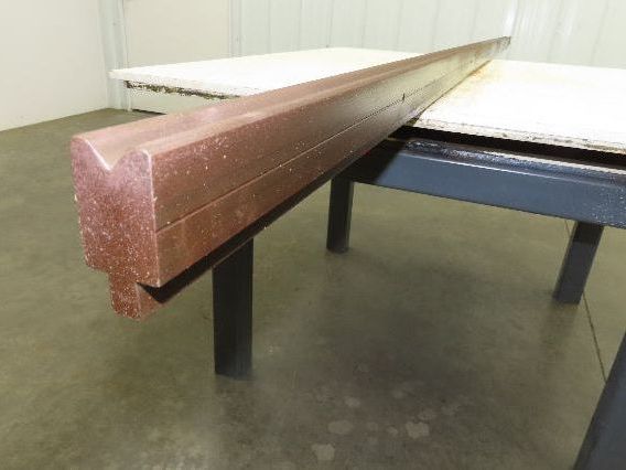 Press Brake Die 123" Long 90° V 9/16" W 1/4" D 1-3/4" H 1/2" Tang