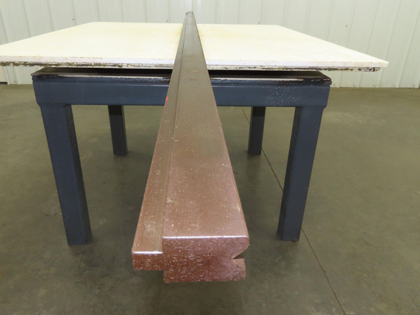 Press Brake Die 123" Long 90° V 9/16" W 1/4" D 1-3/4" H 1/2" Tang
