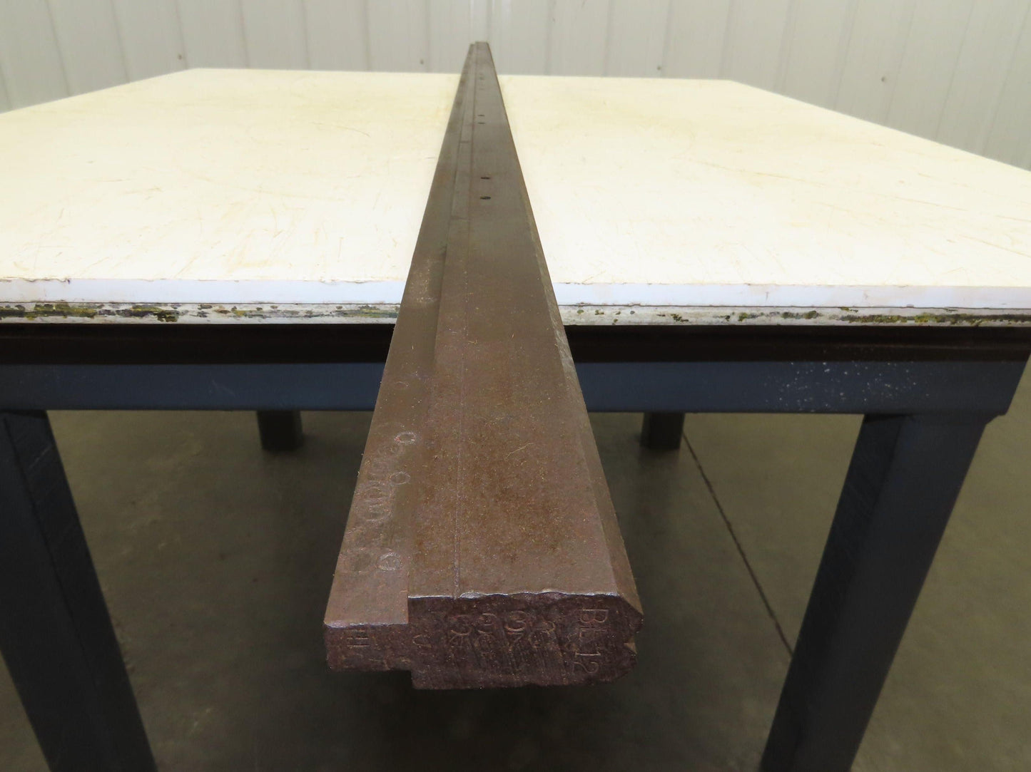 Press Brake Die 99" Long 90° V 7/32" W 1/8" D 1-3/4" H 1/2" Tang
