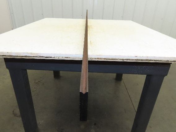 Press Brake Die 114-1/2" Long 90° V 1/4" W 2-3/8" H 1/2" Width