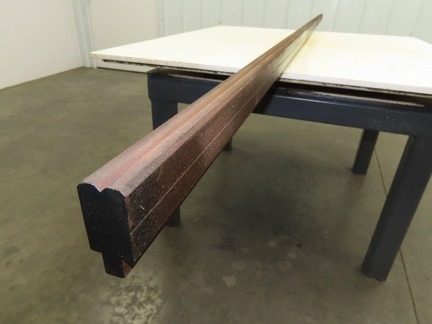 Press Brake Die 121" Long 90° V 1/4" W 1/8" D 1-3/4" H 1/2" Tang