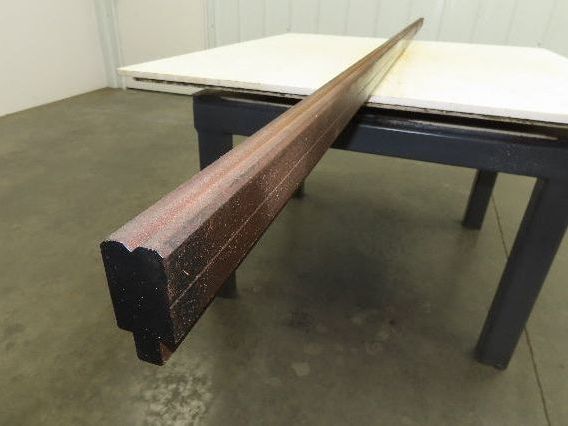 Press Brake Die 121" Long 90° V 1/4" W 1/8" D 1-3/4" H 1/2" Tang