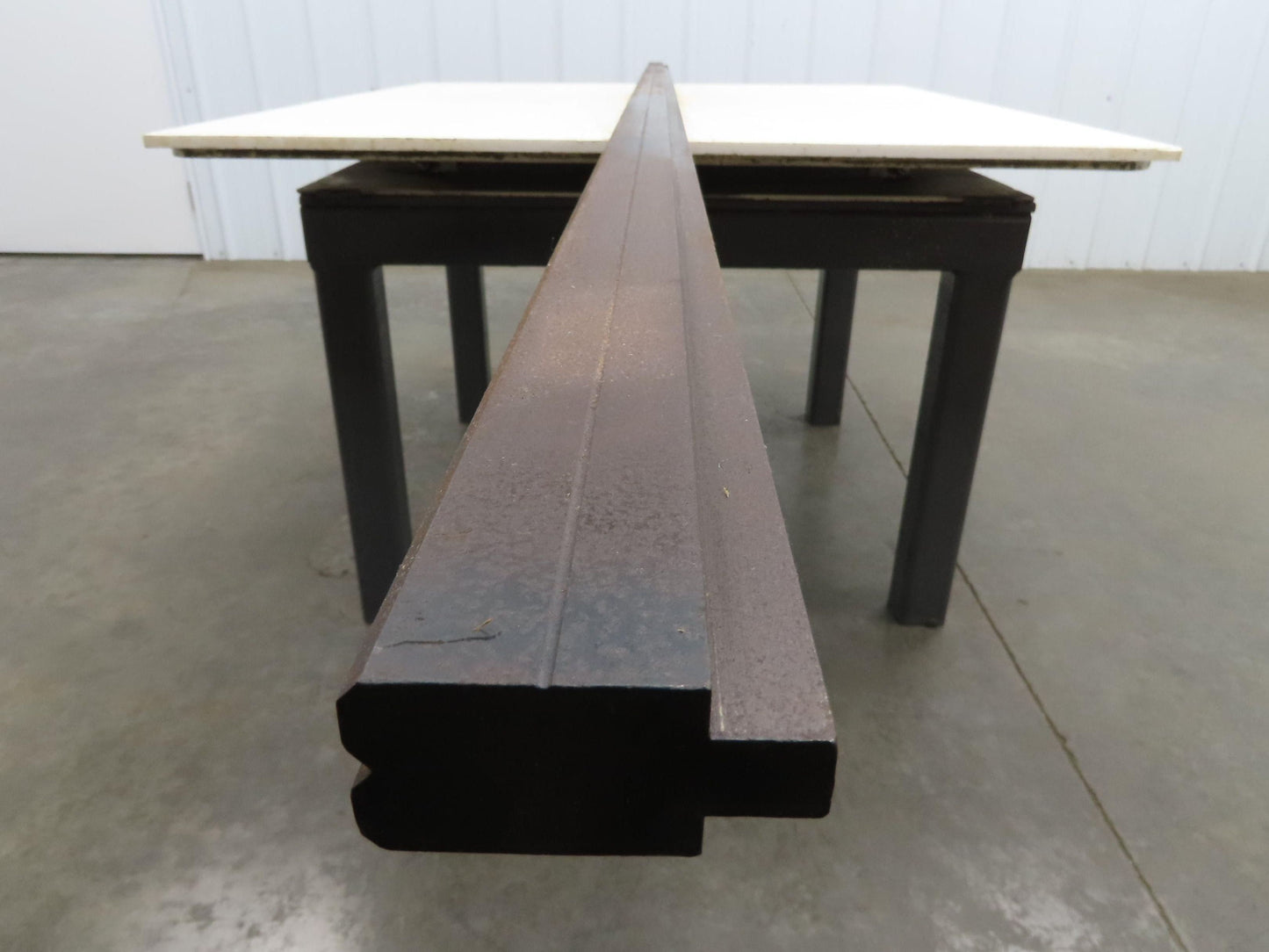 Press Brake Die 121" Long 90° V 1/4" W 1/8" D 1-3/4" H 1/2" Tang