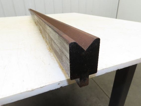 Press Brake Die 96-1/2" Long 90° V 7/8" W 7/16" D 1-3/4" H 1/2" Tang