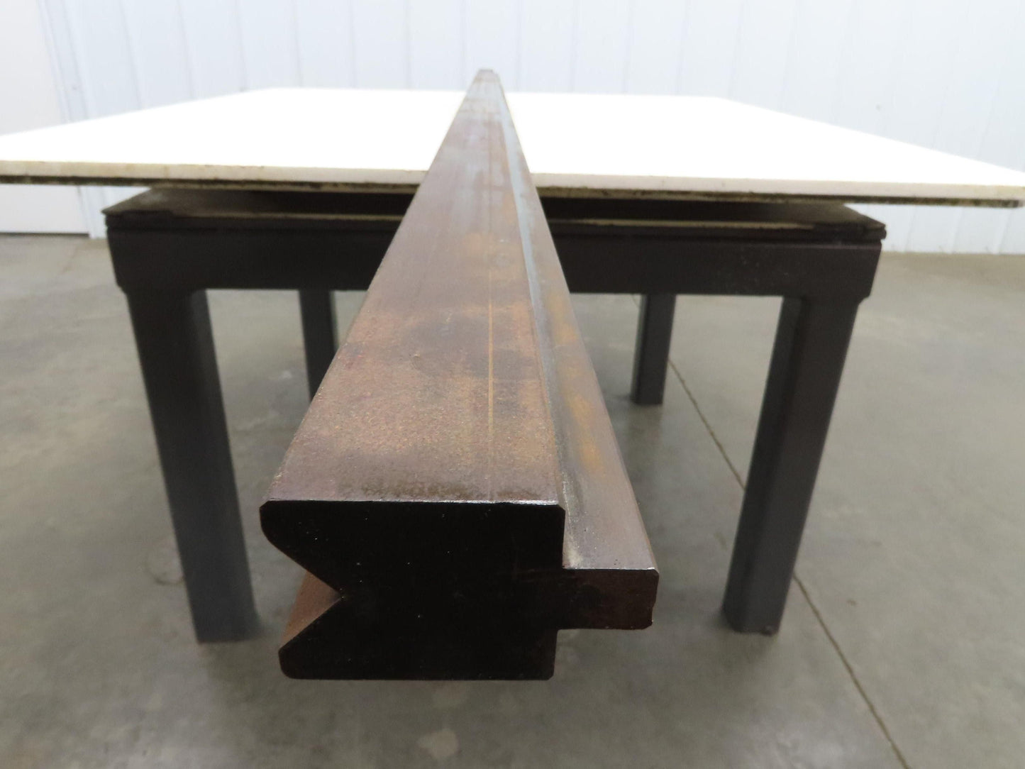Press Brake Die 96-1/2" Long 90° V 7/8" W 7/16" D 1-3/4" H 1/2" Tang