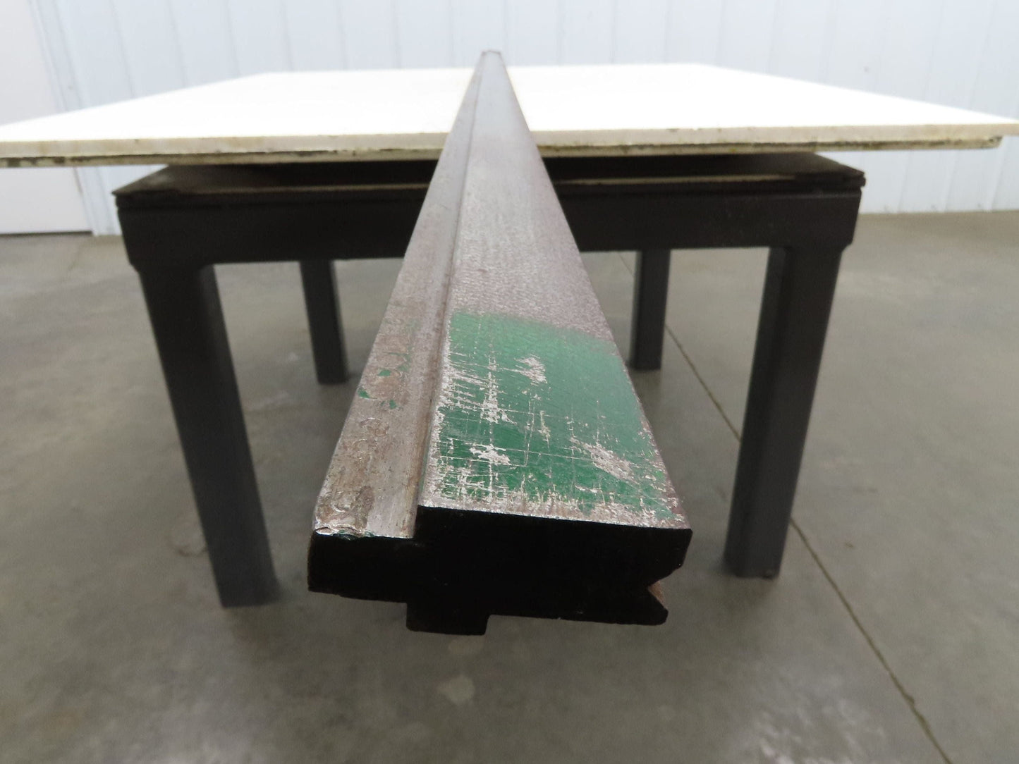 Press Brake Die 96-3/8" Long 90° V 3/8" W 3/16" D 1-3/4" H 1/2" Tang Notch