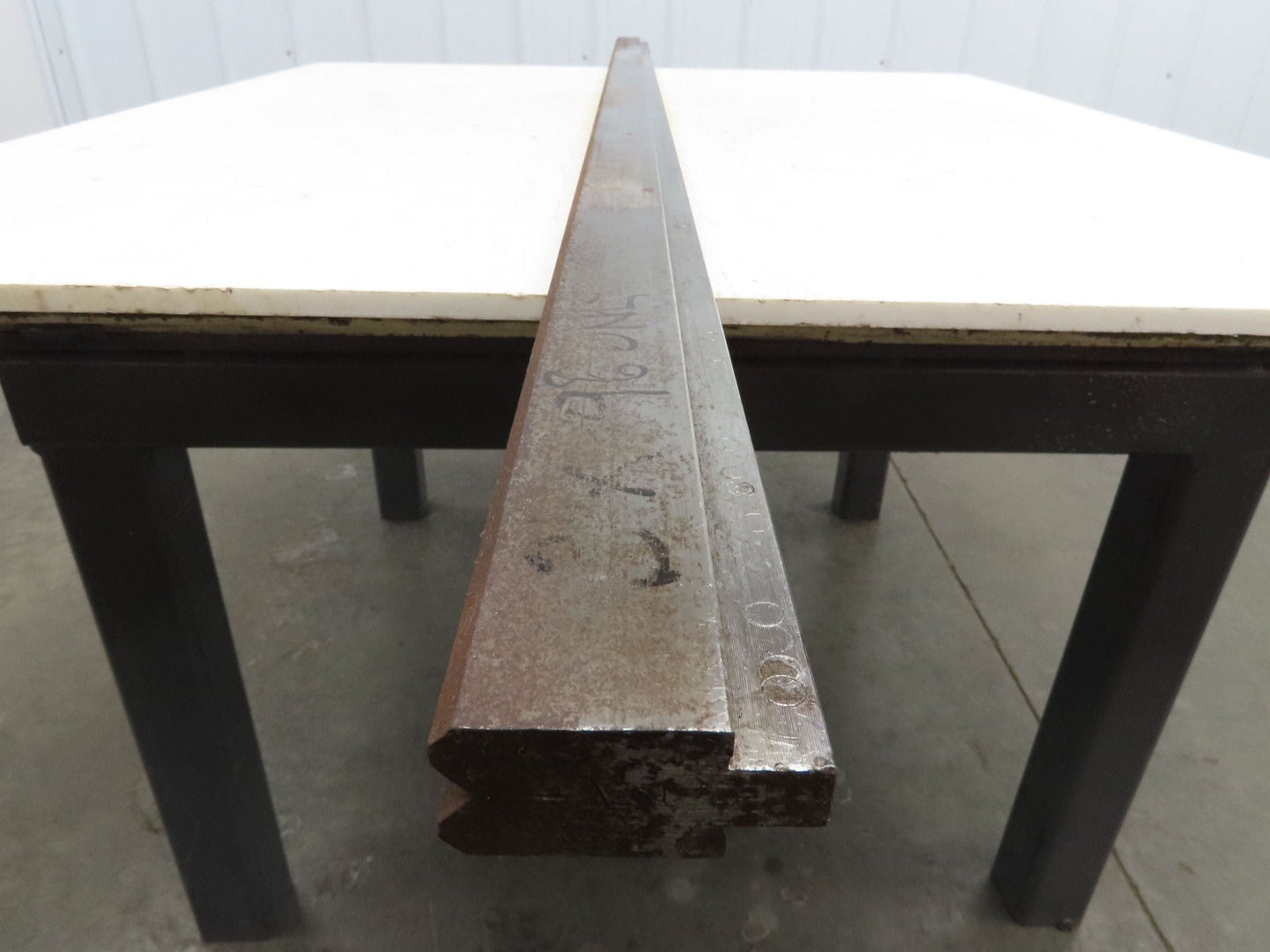 Press Brake Die 73" Long 90° V 7/16" W 1/4" D 1-3/4" H 1/2" Tang